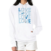 Detroit Lions G-III 4Her by Carl Banks Women's Love Graphic Pullover Hoodie White - NFL