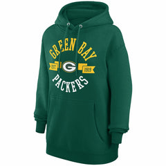 Green Bay Packers G-III 4Her by Carl Banks Women's City Graphic Team Fleece Pullover Hoodie Green - NFL