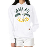 Green Bay Packers G-III 4Her by Carl Banks Women's City Graphic Team Fleece Pullover Hoodie White - NFL