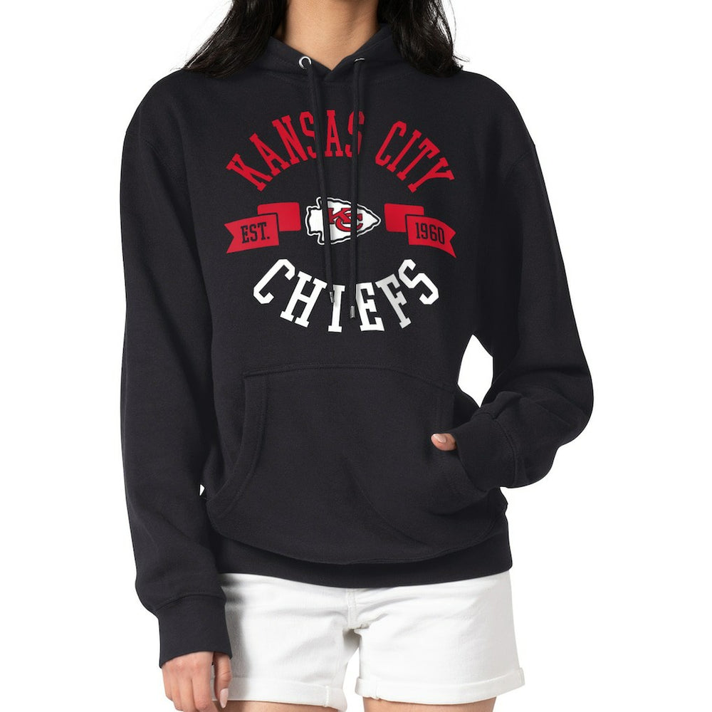 Kansas City Chiefs G-III 4Her by Carl Banks Women's City Graphic Team Fleece Pullover Hoodie Black - NFL