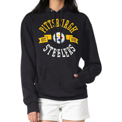 Pittsburgh Steelers G-III 4Her by Carl Banks Women's City Graphic Team Fleece Pullover Hoodie Black - NFL