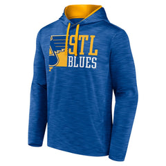 St. Louis Blues - Fanatics Never Quit Pullover Hoodie Blue