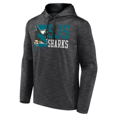 San Jose Sharks - Fanatics Never Quit Pullover Hoodie Charcoal