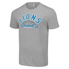 Detroit Lions Starter Half Ball Team T-Shirt Heather Gray - NFL