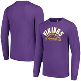 Minnesota Vikings Starter Half Ball Team Long Sleeve T-Shirt Purple - NFL