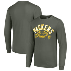 Green Bay Packers Starter Half Ball Team Long Sleeve T-Shirt Green - NFL