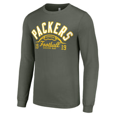 Green Bay Packers Starter Half Ball Team Long Sleeve T-Shirt Green - NFL