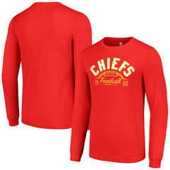 Kansas City Chiefs Starter Half Ball Team Long Sleeve T-Shirt Red - NFL