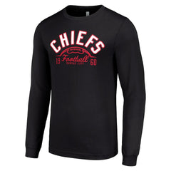 Kansas City Chiefs Starter Half Ball Team Long Sleeve T-Shirt Black - NFL