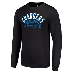 Los Angeles Chargers Starter Half Ball Team Long Sleeve T-Shirt Black - NFL
