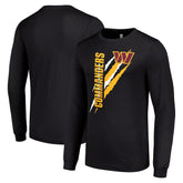 Washington Commanders Starter Color Scratch Long Sleeve T-Shirt Black - NFL