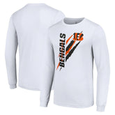 Cincinnati Bengals Starter Color Scratch Long Sleeve T-Shirt White - NFL