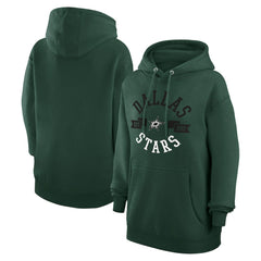 Dallas Stars - G-III 4Her by Carl Banks Women's City Graphic Fleece Pullover Hoodie Green