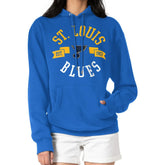 St. Louis Blues - G-III 4Her by Carl Banks Women's City Graphic Fleece Pullover Hoodie Blue