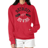 Detroit Red Wings - G-III 4Her by Carl Banks Women's City Graphic Fleece Pullover Hoodie Red