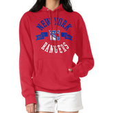 New York Rangers G-III 4Her by Carl Banks Women's City Graphic Fleece Pullover Hoodie Red