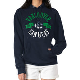 Vancouver Canucks - G-III 4Her by Carl Banks Women's City Graphic Fleece Pullover Hoodie Navy