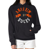 Anaheim Ducks - G-III 4Her by Carl Banks Women's City Graphic Fleece Pullover Hoodie Black