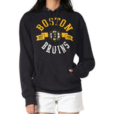 Boston Bruins G-III 4Her by Carl Banks Women's City Graphic Fleece Pullover Hoodie Black