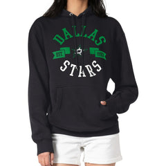 Dallas Stars - G-III 4Her by Carl Banks Women's City Graphic Fleece Pullover Hoodie Black