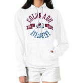 Colorado Avalanche - G-III 4Her by Carl Banks Women's City Graphic Fleece Pullover Hoodie White
