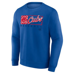 Chicago Cubs Fanatics Focus Fleece Pullover Sweatshirt Lifestyle