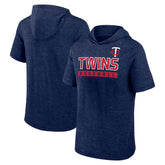 Minnesota Twins Fanatics Push Short Sleeve Pullover Hoodie Sale