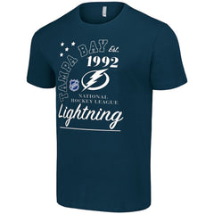 Tampa Bay Lightning - Starter Arch City Team Graphic T-Shirt Navy