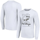 Detroit Red Wings - Starter Arch City Theme Graphic Long Sleeve T-Shirt White