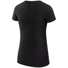 Detroit Red Wings - G-III 4Her by Carl Banks Women's Super-Slim Fit Lightweight Dot Print Team T-Shirt Black