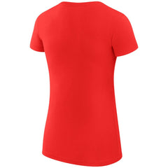 Florida Panthers - G-III 4Her by Carl Banks Women's Super-Slim Fit Lightweight Dot Print Team T-Shirt Red