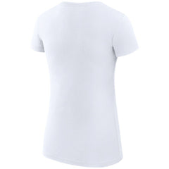 Minnesota Wild - G-III 4Her by Carl Banks Women's Super-Slim Fit Lightweight Dot Print Team T-Shirt White