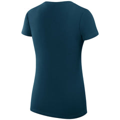 Montreal Canadiens - G-III 4Her by Carl Banks Women's Super-Slim Fit Lightweight Dot Print Team V-Neck T-Shirt Navy