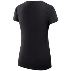 Carolina Hurricanes - G-III 4Her by Carl Banks Women's Super-Slim Fit Lightweight Dot Print Team V-Neck T-Shirt Black