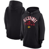 Chicago Blackhawks Starter Puck Pullover Hoodie Black
