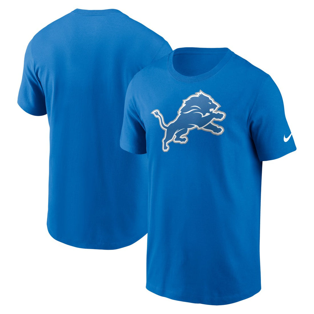 Detroit Lions Primetime Logo Essential T-Shirt Blue - Nike