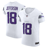 Justin Jefferson Minnesota Vikings Alternate Vapor F.U.S.E. Elite Player Jersey White - Nike