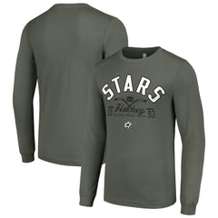 Dallas Stars - Starter Puck Long Sleeve T-Shirt Green