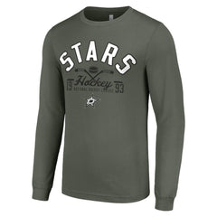 Dallas Stars - Starter Puck Long Sleeve T-Shirt Green