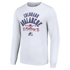 Colorado Avalanche - Starter Puck Long Sleeve T-Shirt White