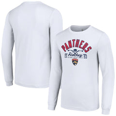 Florida Panthers - Starter Puck Long Sleeve T-Shirt White