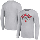 Ottawa Senators - Starter Puck Long Sleeve T-Shirt Heather Gray