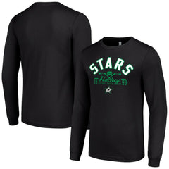 Dallas Stars - Starter Puck Long Sleeve T-Shirt Black