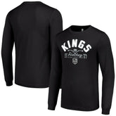 Los Angeles Kings - Starter Puck Long Sleeve T-Shirt Black
