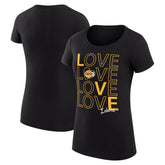 NBA - Los Angeles Lakers G-III 4Her by Carl Banks Women's Super-Slim Fit Lightweight Basketball Love T-Shirt - Black