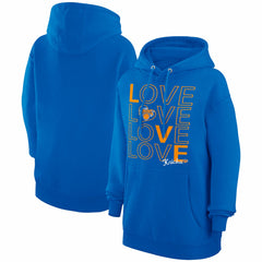 NBA - New York Knicks G-III 4Her by Carl Banks Women's Basketball Love Fleece Pullover Hoodie - Blue