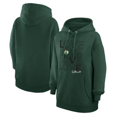 NBA - Boston Celtics G-III 4Her by Carl Banks Women's Basketball Love Fleece Pullover Hoodie - Green