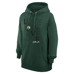 NBA - Boston Celtics G-III 4Her by Carl Banks Women's Basketball Love Fleece Pullover Hoodie - Green