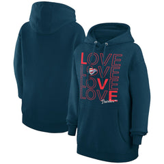 NBA - Oklahoma City Thunder G-III 4Her by Carl Banks Women's Basketball Love Fleece Pullover Hoodie - Navy