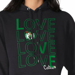 NBA - Boston Celtics G-III 4Her by Carl Banks Women's Basketball Love Fleece Pullover Hoodie - Black